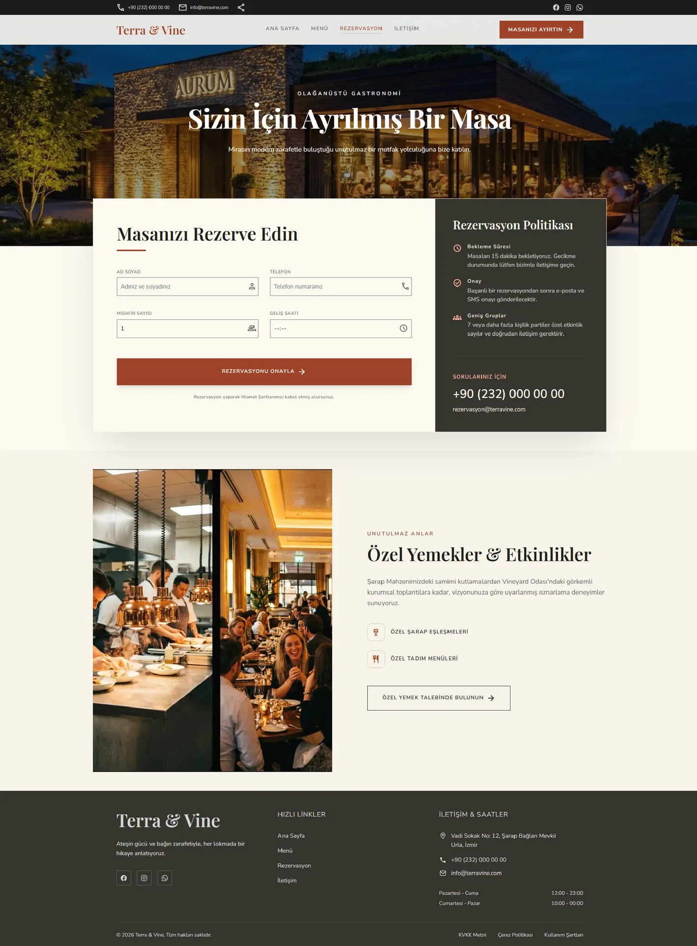 Restoran Web görsel 4
